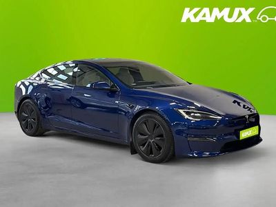 Blå Begagnad 2023 Tesla Model S Plaid Halvkombi | 794 900 kr