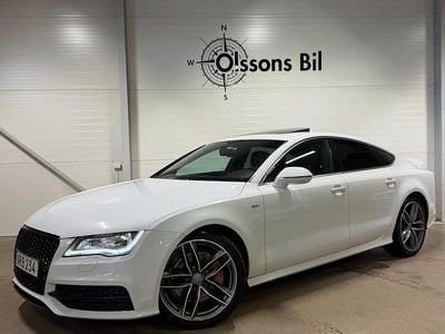 Begagnad Audi A7 S-Line 313 HK (230 kW) 2012 Vit Halvkombi