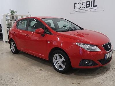 Begagnad Seat Ibiza Style 86 HK (63 kW) 2010 Röd Halvkombi