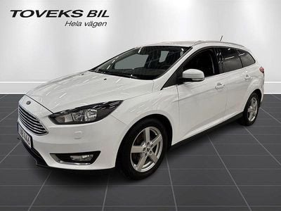 Vit Begagnad 2018 Ford Focus Titanium Kombi | 109 900 kr (Bra pris)