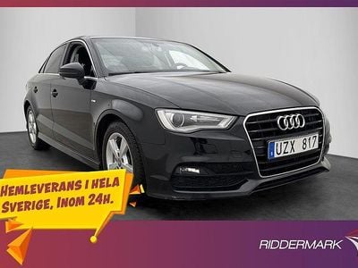 Svart Begagnad 2014 Audi A3 S-Line Sedan | 139 900 kr