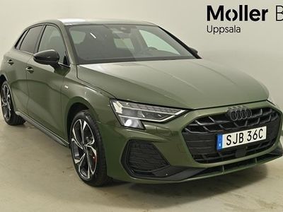 Distriktgrön metallic Begagnad 2025 Audi A3 Sportback e-tron S-Line Halvkombi | 529 900 kr