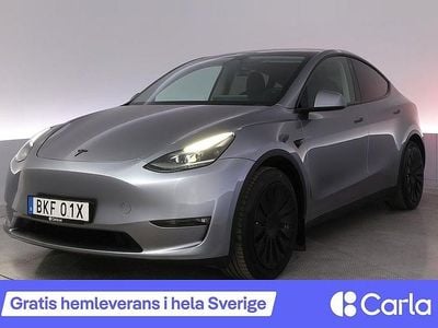Grå Begagnad 2023 Tesla Model Y Long Range AWD SUV | 399 900 kr (Marknadspris)