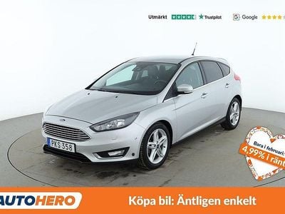 Grå Begagnad 2017 Ford Focus Titanium Halvkombi | 126 000 kr (Marknadspris)