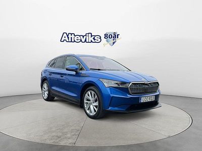 Begagnad Skoda Enyaq iV 152 kW (207 HK) 2021 Blå SUV