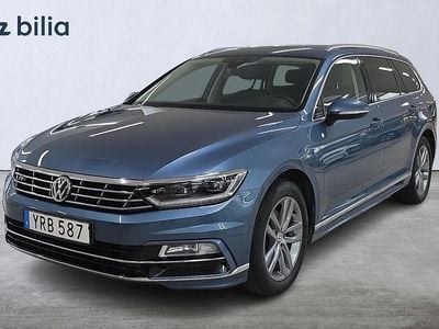 Blå Begagnad 2018 VW Passat R-line Kombi | 214 000 kr (Bra pris)