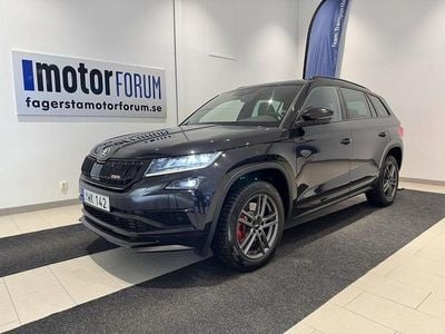 Svart Begagnad 2019 Skoda Kodiaq RS SUV | 354 900 kr (Bra pris)