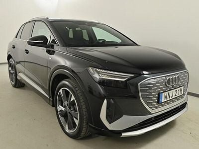 Begagnad Audi Q4 e-tron S-Line 210 kW (286 HK) 2025 Mytsvart metallic SUV