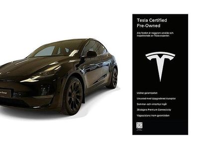 Begagnad Tesla Model Y Long Range AWD 378 kW (514 HK) 2022 Svart SUV