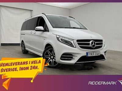Vit Begagnad 2017 Mercedes V250 Avantgarde Minibuss | 379 800 kr (Superpris)