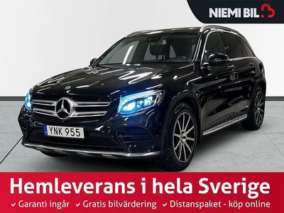 Svart Begagnad 2017 Mercedes GLC220 AMG SUV | 259 900 kr (Marknadspris)