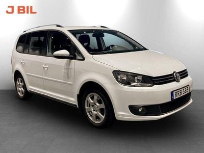 Vit Begagnad 2015 VW Touran Minibuss | 139 900 kr (Marknadspris)