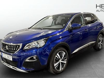 Blå Begagnad 2017 Peugeot 3008 Allure SUV | 154 900 kr (Marknadspris)