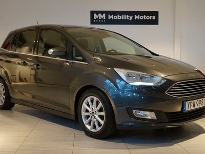 begagnad Ford Grand C-Max Övrigt 1.5 EcoBoost 7sits/Aut/Drag/Backkam/150hk bensin automat Grå