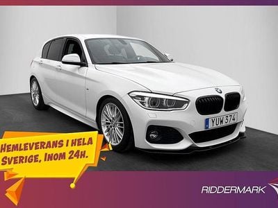 Begagnad BMW 120 M Sport 184 HK (135 kW) 2018 Vit Halvkombi