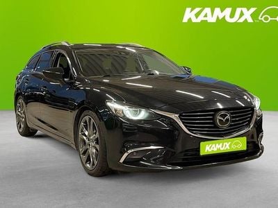 Svart Begagnad 2015 Mazda 6 Kombi | 138 900 kr (Marknadspris)