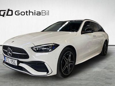 Begagnad Mercedes C300e AMG line 313 HK (230 kW) 2022 Vit Kombi