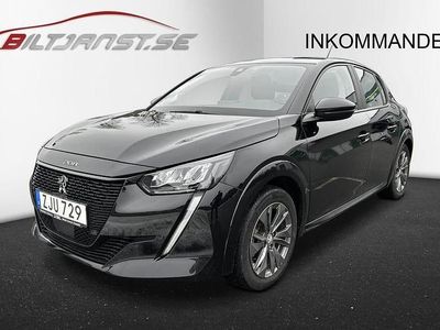 Begagnad Peugeot e-208 100 kW (137 HK) 2021 Svart Halvkombi