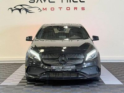 Svart Begagnad 2017 Mercedes A180 AMG Halvkombi | 204 900 kr (Lite dyr)