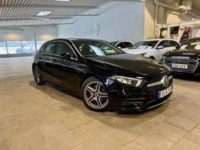 Begagnad Mercedes A180 AMG 116 HK (85 kW) 2018 Svart Halvkombi