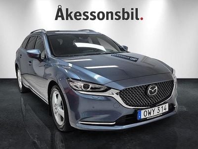 Blå Begagnad 2018 Mazda 6 Signature Kombi | 259 000 kr (Dyr)