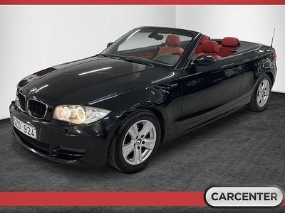 Svart Begagnad 2008 BMW 120 Cabriolet Advantage Cab | 119 500 kr
