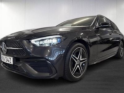 Grå Begagnad 2023 Mercedes C300e AMG line Kombi | 469 000 kr (Lite dyr)