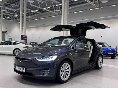 begagnad Tesla Model X 100D AWD l 6-Sits l Drag l EAP l Premium