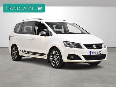 Vit Begagnad 2017 Seat Alhambra FR-Line Minibuss | 239 900 kr (Marknadspris)