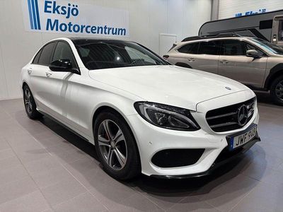Vit Begagnad 2015 Mercedes C220 AMG line Sedan | 249 900 kr