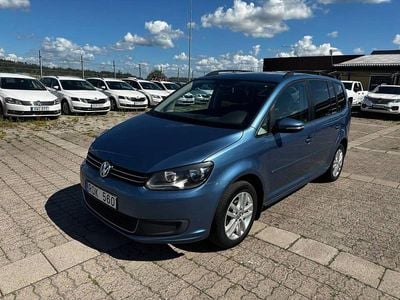 Blå Begagnad 2012 VW Touran Minibuss | 74 900 kr (Lite dyr)