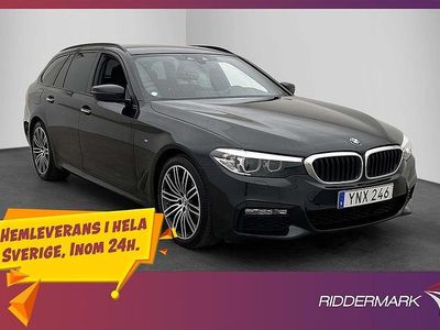 Svart Begagnad 2018 BMW 520 M Sport Kombi | 274 900 kr (Bra pris)