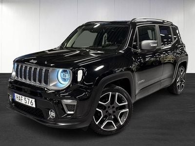 Begagnad Jeep Renegade Limited 150 HK (110 kW) 2019 Svart SUV