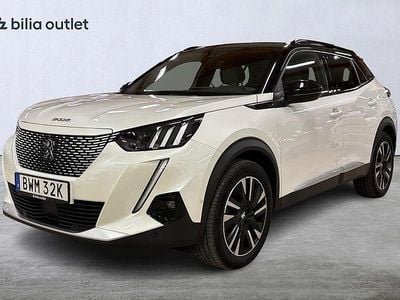 Begagnad Peugeot e-2008 GT-line 100 kW (136 HK) 2021 Vit SUV