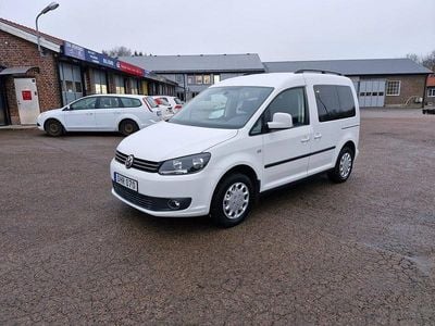 Vit Begagnad 2014 VW Caddy Minibuss | 69 000 kr (Lite dyr)