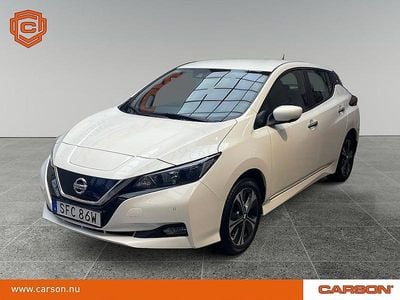 Vit Begagnad 2021 Nissan Leaf 360º Halvkombi | 184 900 kr (Bra pris)