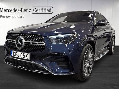 Blå Ny 2025 Mercedes GLE350 AMG Sportkupé | 959 000 kr