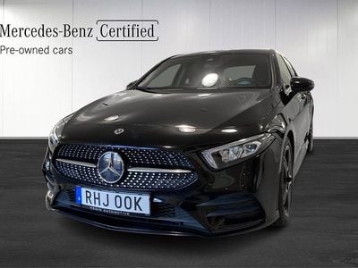 Svart (black) Begagnad 2022 Mercedes A180 AMG Halvkombi | 289 900 kr (Lite dyr)