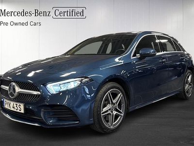 Blå Begagnad 2022 Mercedes A250 AMG Halvkombi | 319 000 kr (Marknadspris)