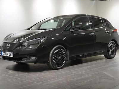 Svart Begagnad 2022 Nissan Leaf 360º Halvkombi | 189 900 kr (Marknadspris)