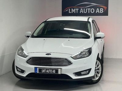 Begagnad Ford Focus Titanium 101 HK (74 kW) 2017 Vit Kombi