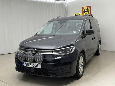 Begagnad VW Caddy Maxi 122 HK (89 kW) 2022 Svart Minibuss