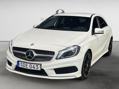 Begagnad Mercedes A180 AMG line 109 HK (80 kW) 2014 Vit Halvkombi