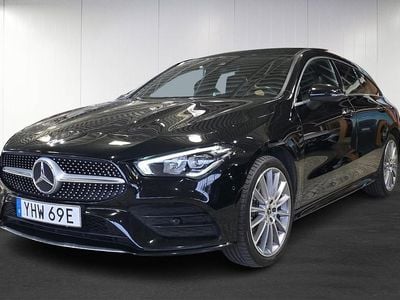 Svart Begagnad 2023 Mercedes CLA250e Shooting Brake Kombi | 349 900 kr (Marknadspris)
