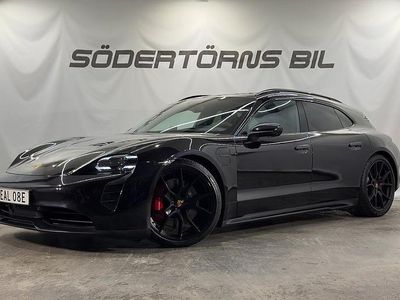 Svart Begagnad 2023 Porsche Taycan Sport Turismo Kombi | 1 095 000 kr