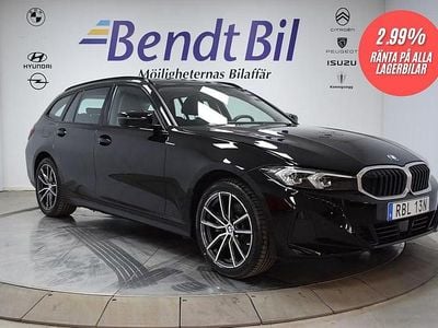 Svart Begagnad 2024 BMW 330e Shadowline Kombi | 469 500 kr (Marknadspris)