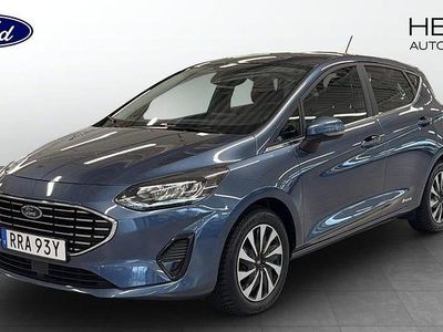 Blå Begagnad 2023 Ford Fiesta Halvkombi | 179 900 kr (Lite dyr)
