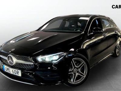 Svart Begagnad 2022 Mercedes CLA250 Shooting Brake AMG line Kombi | 329 900 kr (Marknadspris)