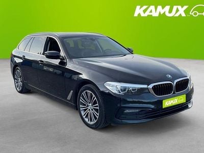 Svart Begagnad 2020 BMW 520 Sport Line Kombi | 247 900 kr (Bra pris)