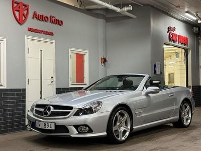 Begagnad Mercedes SL350 AMG 317 HK (233 kW) 2010 Silver Cab